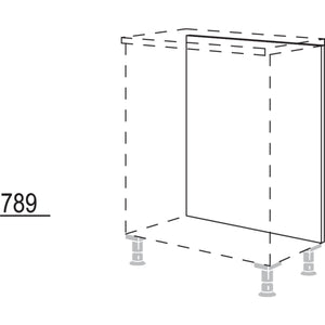 Nobilia Rueckwandverkleidung fuer Sideboardplanungen RFW60-79 42747