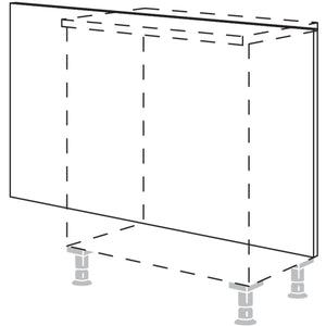 Nobilia Rueckwandverkleidung fuer Sideboardplanungen RKWS-72 31756