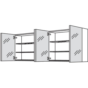 Nobilia Spiegelschrank WBSP80-1 2722