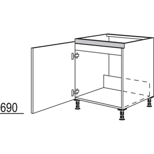 Nobilia Spuelenschrank NSPU60 51206