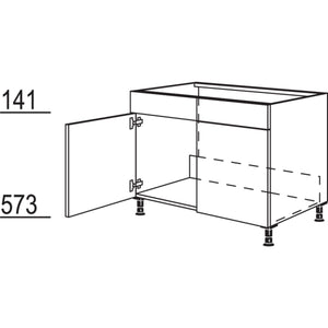 Nobilia Spuelenschrank SPU90 161
