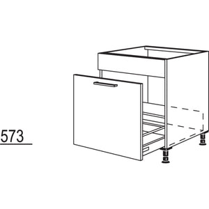 Nobilia Spuelenschrank fuer bauseitige Wertstoffbehaelter-Systeme SPUA-BW60 20286