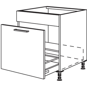 Nobilia Spuelenschrank fuer bauseitige Wertstoffbehaelter-Systeme SPUA-BW50 20285