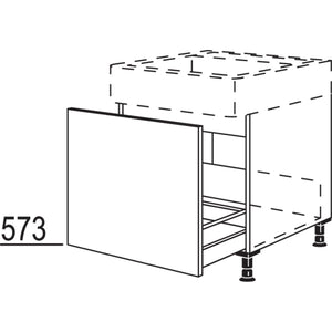 nobilia Spuelenschrank fuer bauseitige Wertstoffbehaeltersysteme SPUSTA-BW60 20214