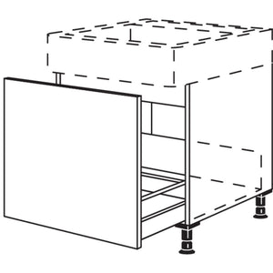 nobilia Spuelenschrank fuer bauseitige Wertstoffbehaeltersysteme SPUSTAK-BW60 20217