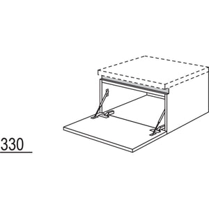 Nobilia Unterschrank mit Barklappe NUKB60-36 50506