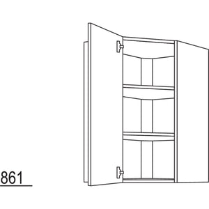 Nobilia Wand-Eckschrank- diagonal WED65-3 52150
