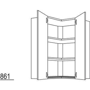 Nobilia Wand-Eckschrank NWE65-3 69165