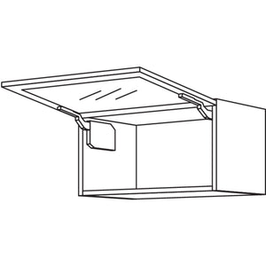 Nobilia Wandschrank Glasrahmenklappe NWKG80-36 63328