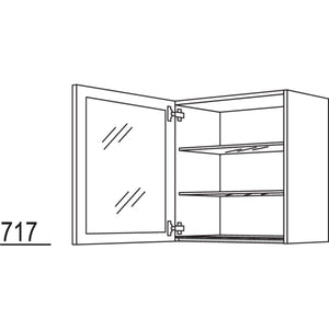 Nobilia Wandschrank Glasrahmentuer NWG60-1 64106