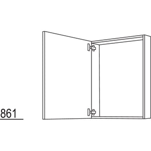 Nobilia Wandschrank-Rahmenteil WRT60-3 52446