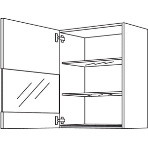 Nobilia Wandschrank Segmentglastuer NWGS60-3 68433