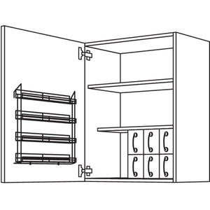 Nobilia Wandschrank WSG45-3 52041