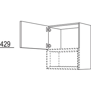 Nobilia Wandschrank fuer Regaleinsatz Case WCU45-2 42029