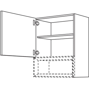 Nobilia Wandschrank fuer Regaleinsatz Case WCU60-3 51021