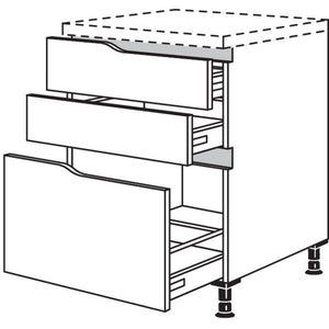 Nobilia XL-Abschluss-Auszugschrank Curve NU2SAAC90-X 55505