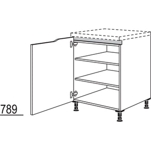 Nobilia XL-Abschluss-Unterschrank Curve NUAC45-X 55501