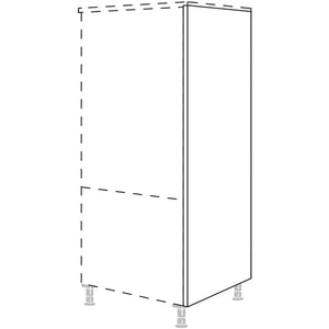 Nobilia XL-Abschlusswange in Korpushoehe HWK10-X 10855