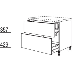 Nobilia XL-Auszugschrank UI2DA45-X 31543