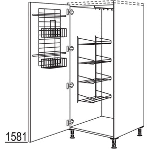 nobilia XL-Besen-- Geraeteschrank HBF50-X 38513
