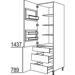 nobilia XL-Breakfastschrank BKFSTI2A50-3X 53292
