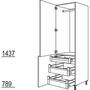 Nobilia XL-Garderobenschrank HDWGIA40-3X 53280