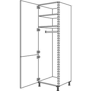 Nobilia XL-Garderobenschrank NHSWG40-3X 54190