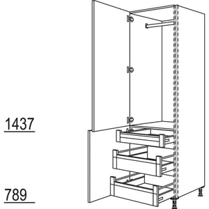Nobilia XL-Garderobenschrank NHSWGIA60-3X 56196