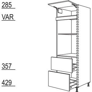 Nobilia XL-Geraete-Umbau Backofen und Mikrowelle NGSMO2A-2X 45935