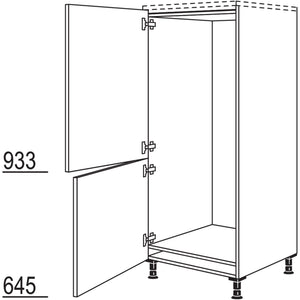 Nobilia XL-Geraete-Umbau Kuehl-Gefrierkombination G145-X 33781