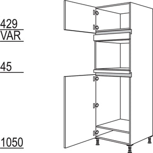 Nobilia XL-Geraete-Umbau Kuehlautomat und Dampfgarer - Kompaktgeraet NG88DK-2X 42333