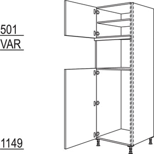 Nobilia XL-Geraete-Umbau Kuehlautomat und Dampfgarer - Kompaktgeraet NGS103DK-2X 45978