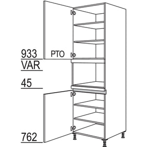 nobilia XL-Geraete-Umbau Mikrowelle LGM-3X 53543