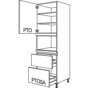 nobilia XL-Geraete-Umbau Mikrowelle LGM2A-2X 43353