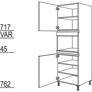 Nobilia XL-Geraete-Umbau Mikrowelle NGM-1X 35322