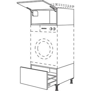 Nobilia XL-Geraete-Umbau Waschmaschine - Waeschetrockner GWST60-X 25557