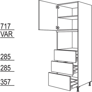 Nobilia XL-Geraete-Umbau fuer Dampfgarer - Kompaktgeraet GDK3A-2X 43735