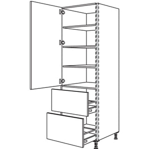 Nobilia XL-Geschirr-- Vorratsschrank NHS2A30-1X 34906