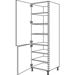 Nobilia XL-Geschirr-- Vorratsschrank NHS30-2X 45901