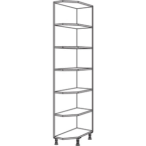 Nobilia XL-Hochschrank-Abschlussregal HRA-2X 41894