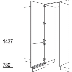 Nobilia XL-Hochschrank-Durchgangstuer HDWDT60-3X 56676