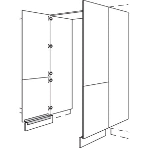 Nobilia XL-Hochschrank-Durchgangstuer HDWDT80-1X 56637