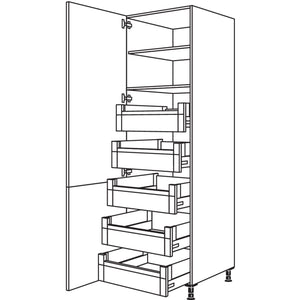 Nobilia XL-Hochschrank HDI50-3X 50248