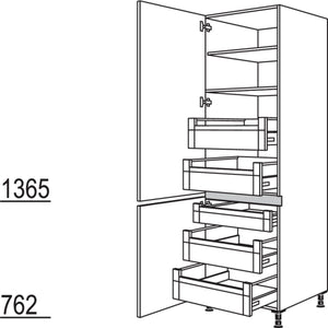 Nobilia XL-Hochschrank NHI60-2X 43317