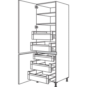 Nobilia XL-Hochschrank NHI40-2X 43313