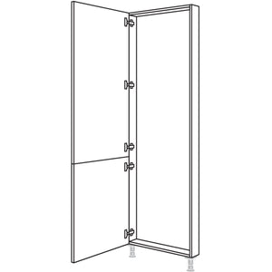Nobilia XL-Hochschrank-Rahmenteil HRTD40-1X 30858