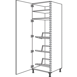 nobilia XL-Hochschrank fuer Getraenkekisten NHSGTKF60-1X 30318