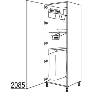 nobilia XL-Hochschrank mit Ordnungssystem Laundry-Area HOSF50-1X 32254