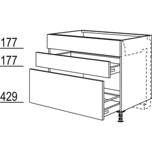 Nobilia XL-Kochstellenschrank fuer Kochfeldabzug KDMSA80-X 44348