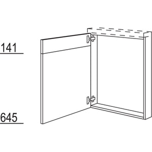 Nobilia XL-Rahmenteil URT60-X 33134